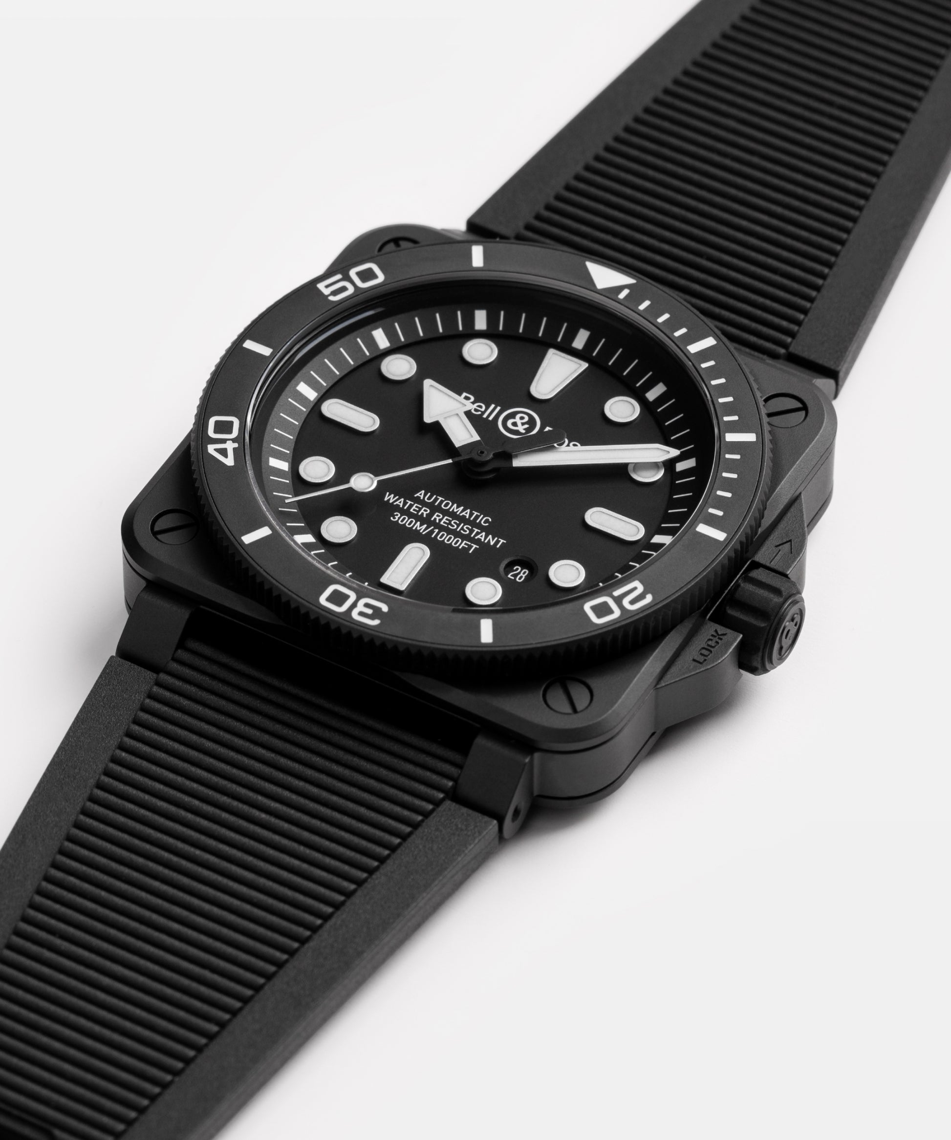 Bell & Ross BR-03 Diver Black Matte Ceramic 42 mm BR03A-WH-STPG/SCA