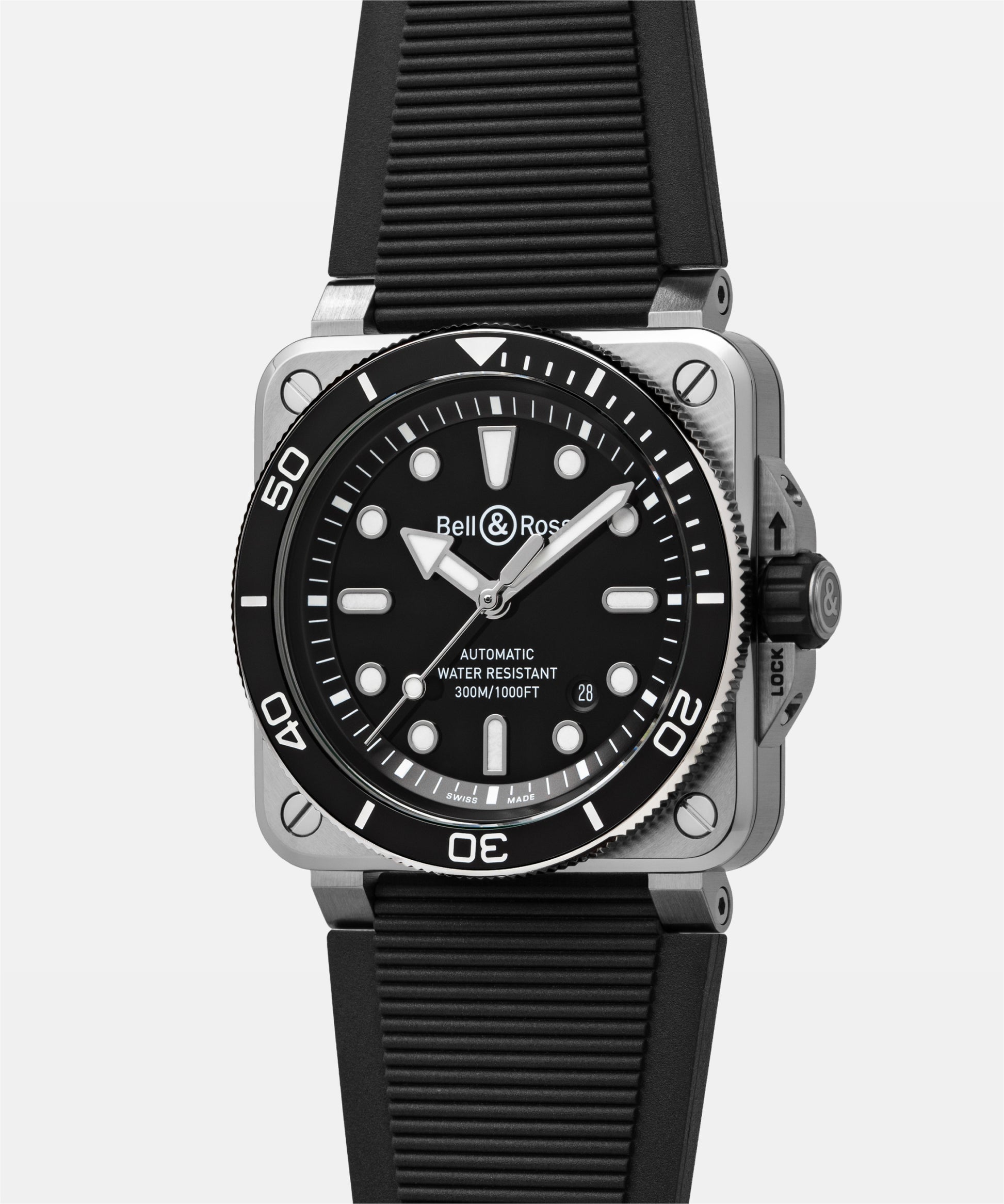 Bell & Ross BR-03 Diver Black Steel 42 mm BR03A-D-BL-CE/SRB