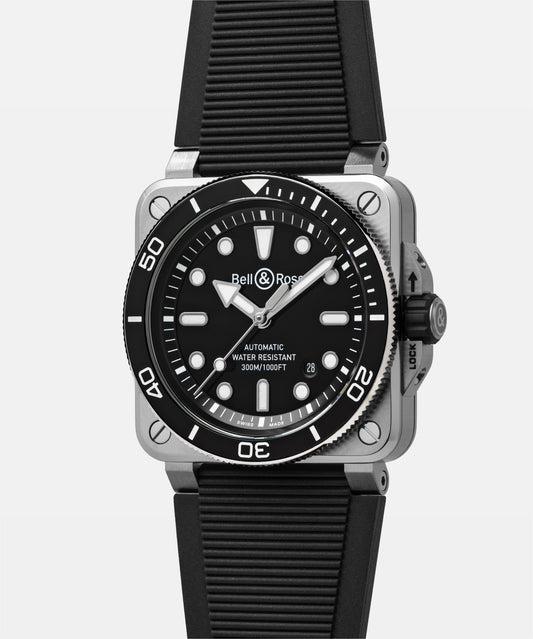 Bell & Ross BR-03 Diver Black Steel 42 mm BR03A-D-BL-CE/SRB