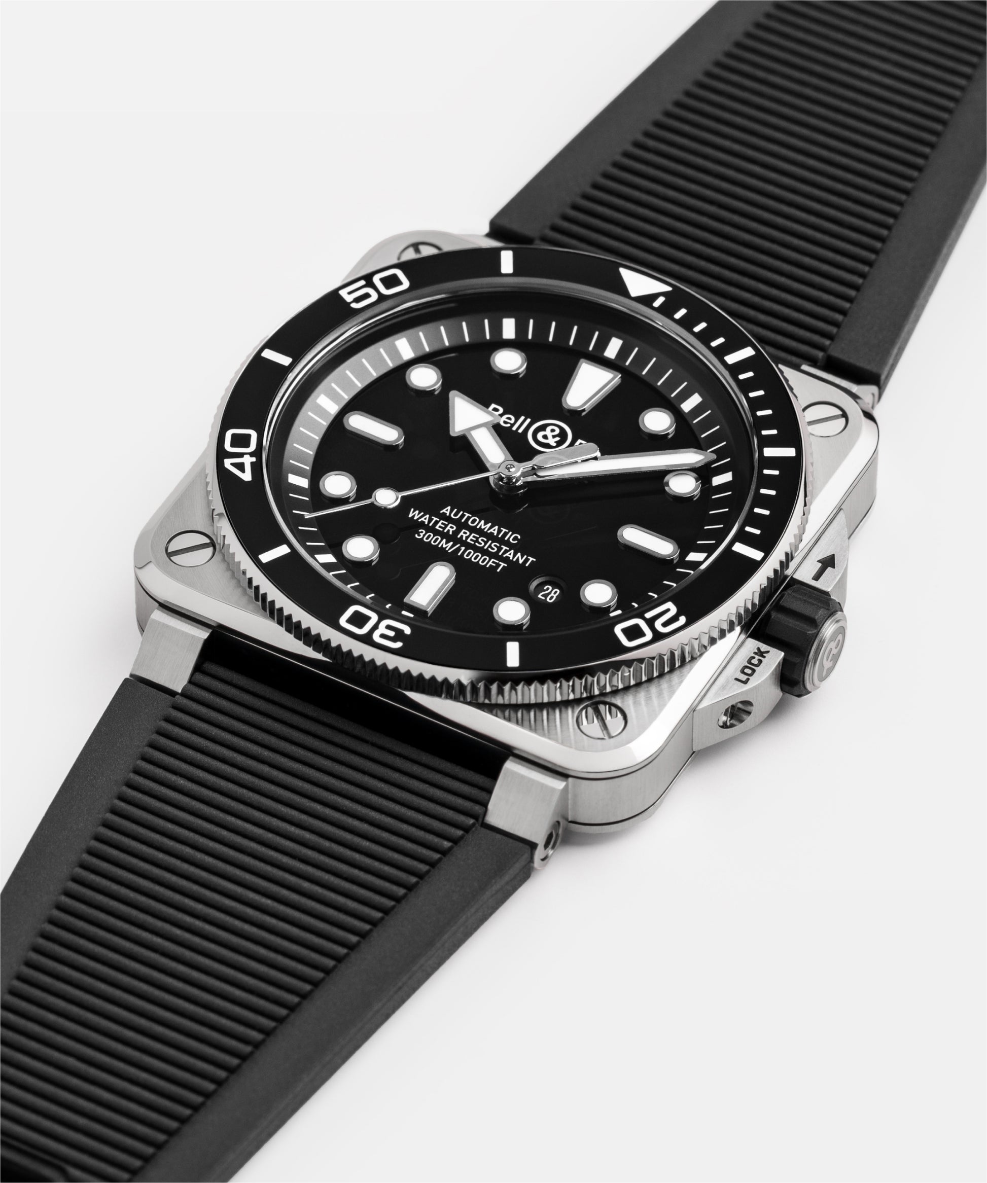Bell & Ross BR-03 Diver Black Steel 42 mm BR03A-D-BL-CE/SRB