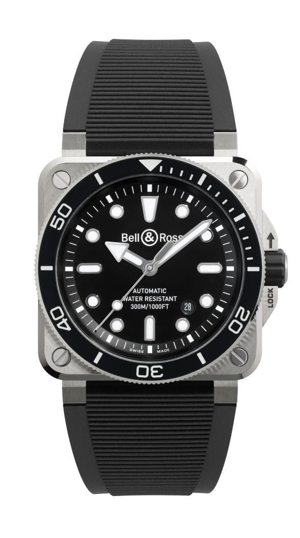 Bell & Ross BR-03 Diver Black Steel 42 mm BR03A-D-BL-CE/SRB