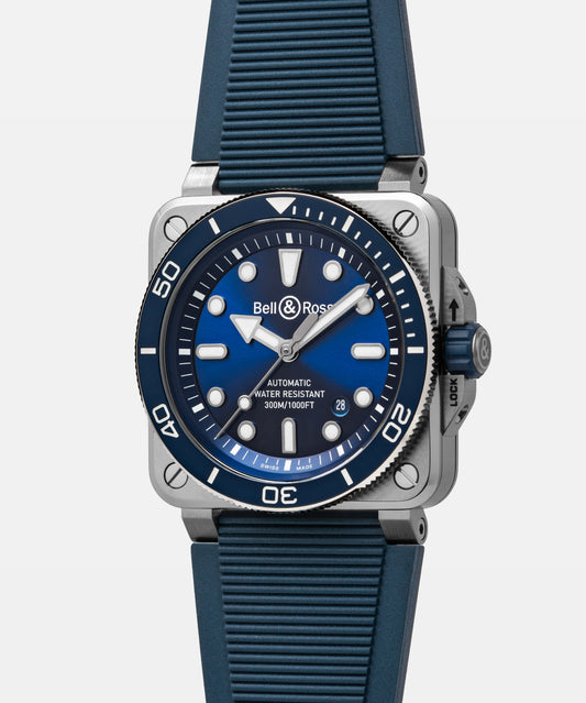 Bell & Ross BR-03 Diver Blue Steel 42 mm BR03A-D-BL-ST/SRB