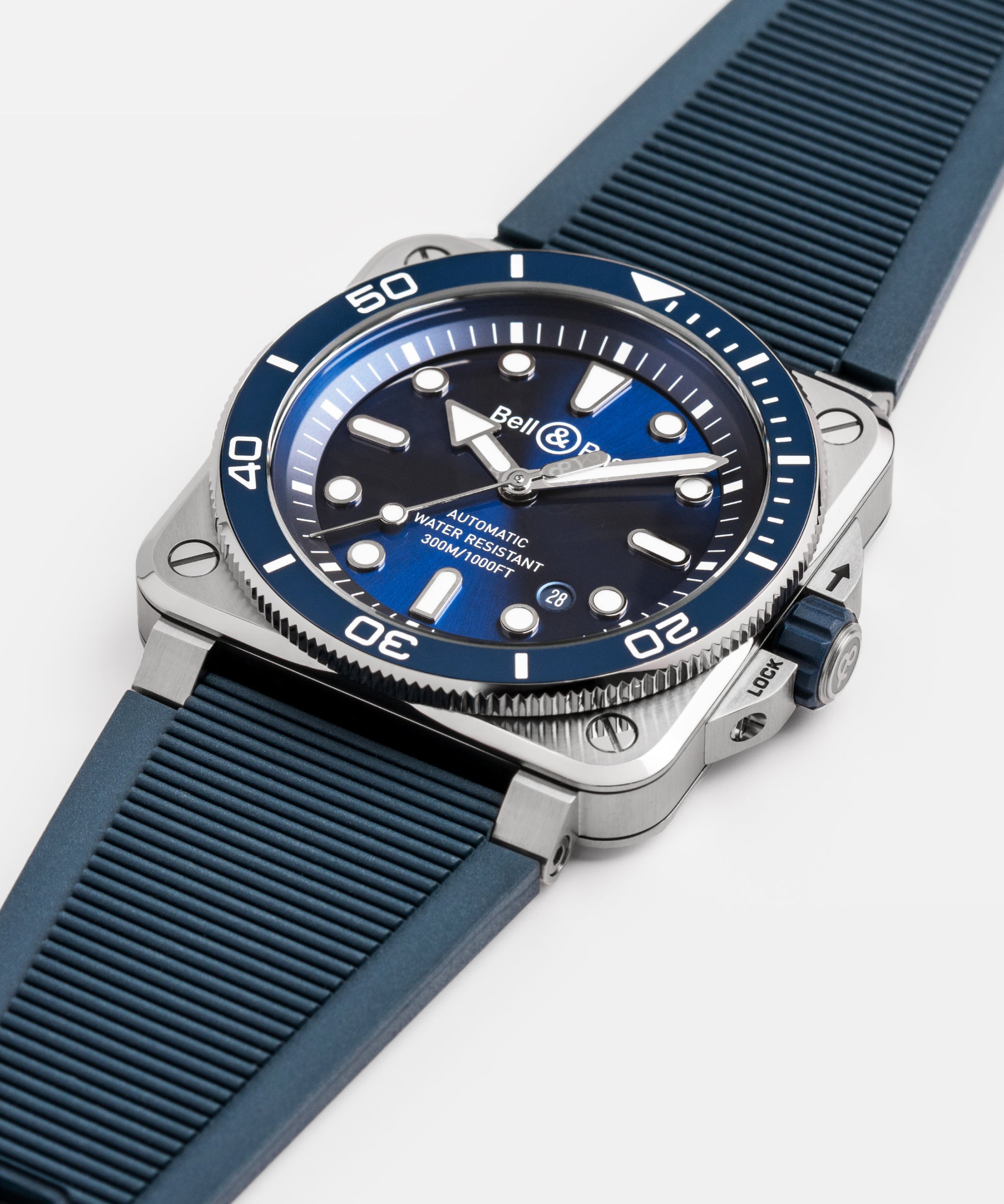 Bell & Ross BR-03 Diver Blue Steel 42 mm BR03A-D-BL-ST/SRB