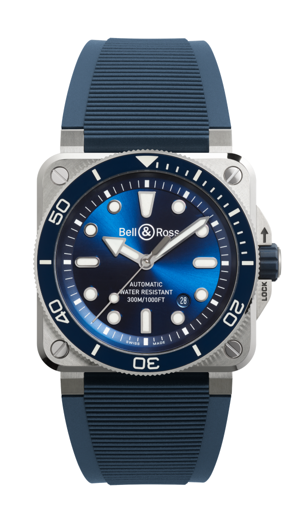 Bell & Ross BR-03 Diver Blue Steel 42 mm BR03A-D-BL-ST/SRB