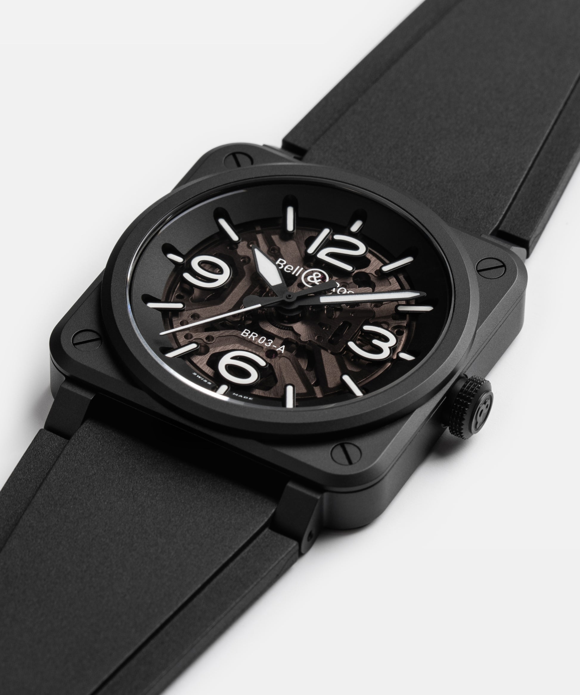 Bell & Ross BR-03 Skeleton Black Ceramic BRX3R-GN-CA/SRB