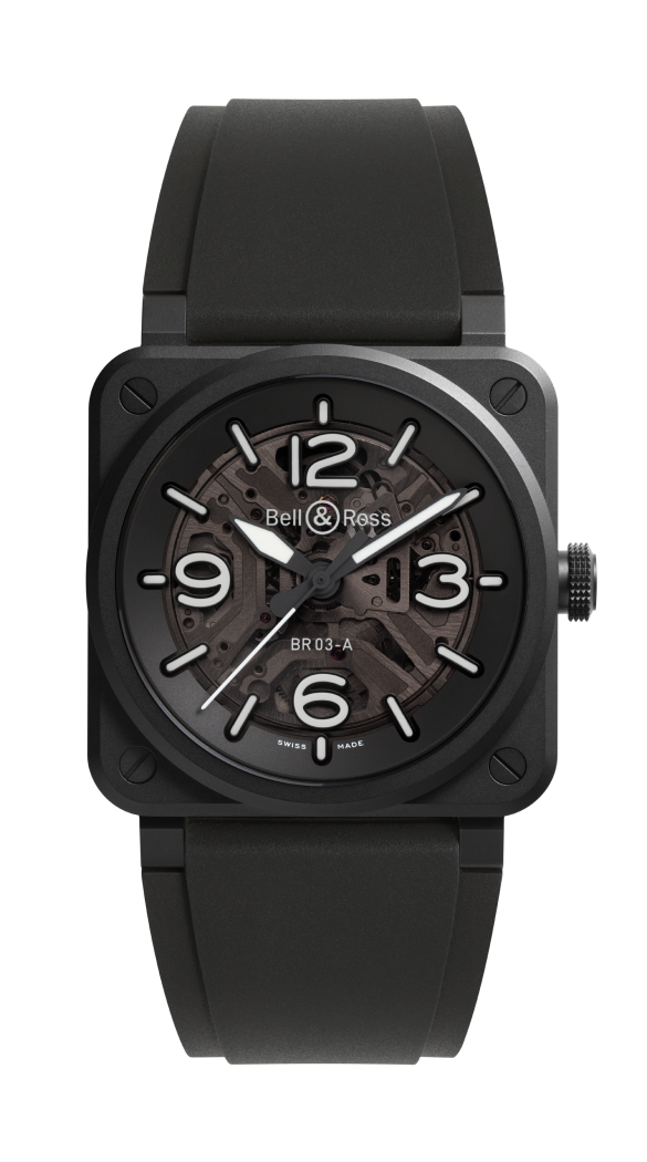 Bell & Ross BR-03 Skeleton Black Ceramic BRX3R-GN-CA/SRB