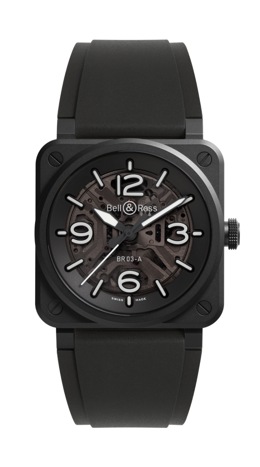 Bell & Ross BR-03 Skeleton Black Ceramic BRX3R-GN-CA/SRB