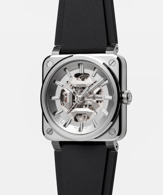 Bell & Ross BR-03 Skeleton Grey Steel BR03A-BL-SKCE/SRB