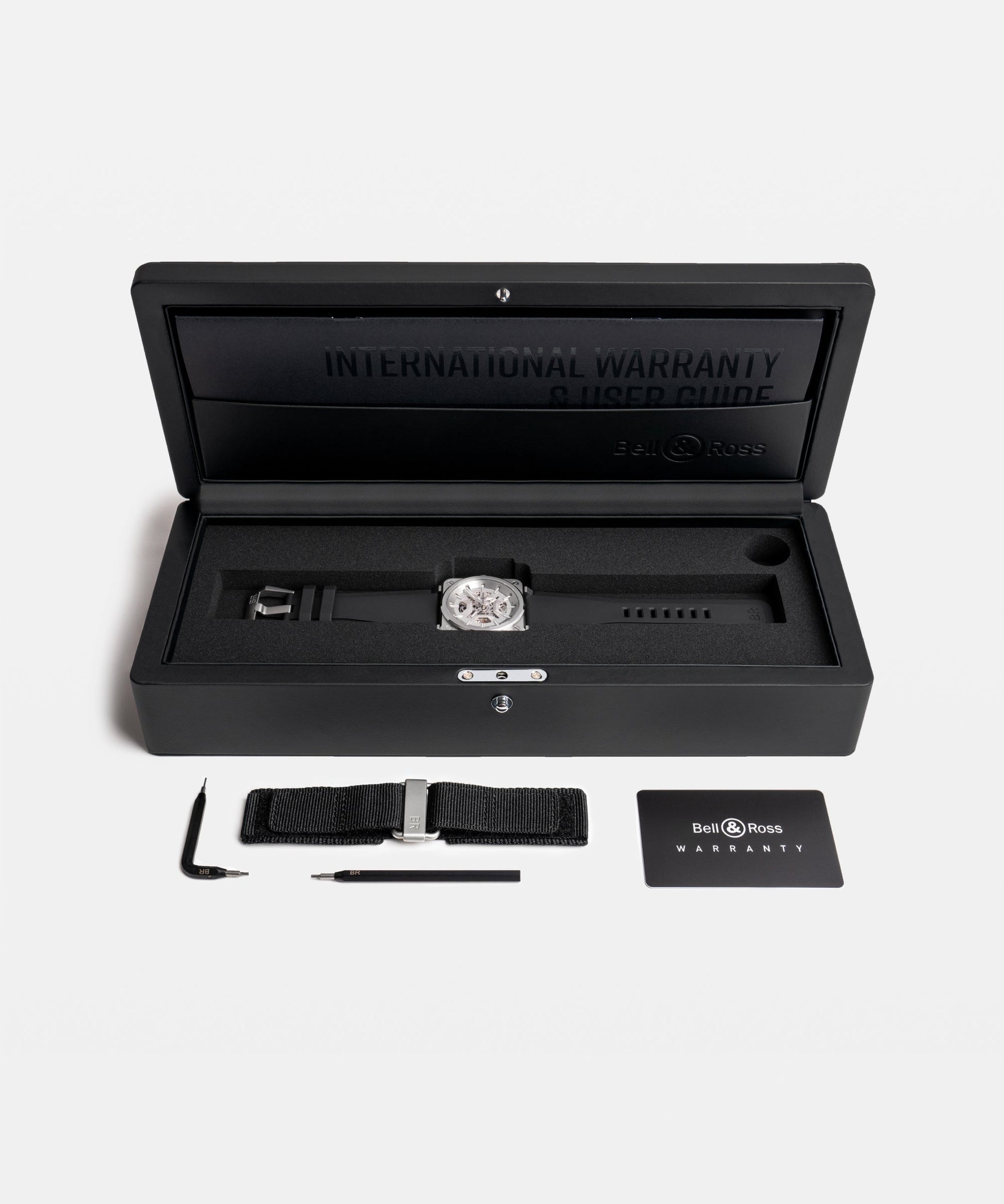 Bell & Ross BR-03 Skeleton Grey Steel BR03A-BL-SKCE/SRB