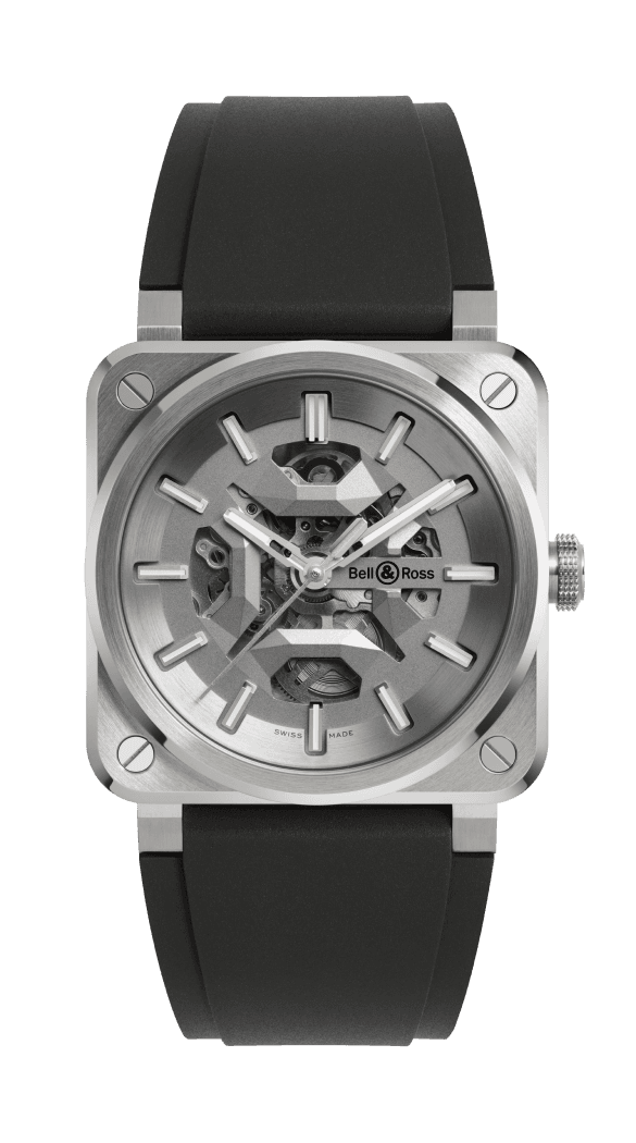 Bell & Ross BR-03 Skeleton Grey Steel BR03A-BL-SKCE/SRB