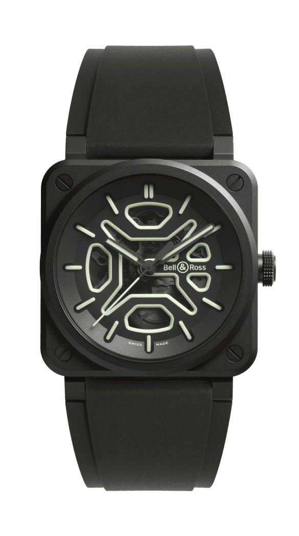 Bell & Ross BR-03 Skeleton Lum Ceramic BR05C-BLU-ST/SST