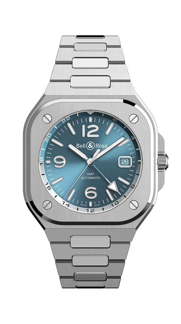 Bell & Ross BR-05 GMT Sky Blue 41 MM BR05G-BL-ST/SRB
