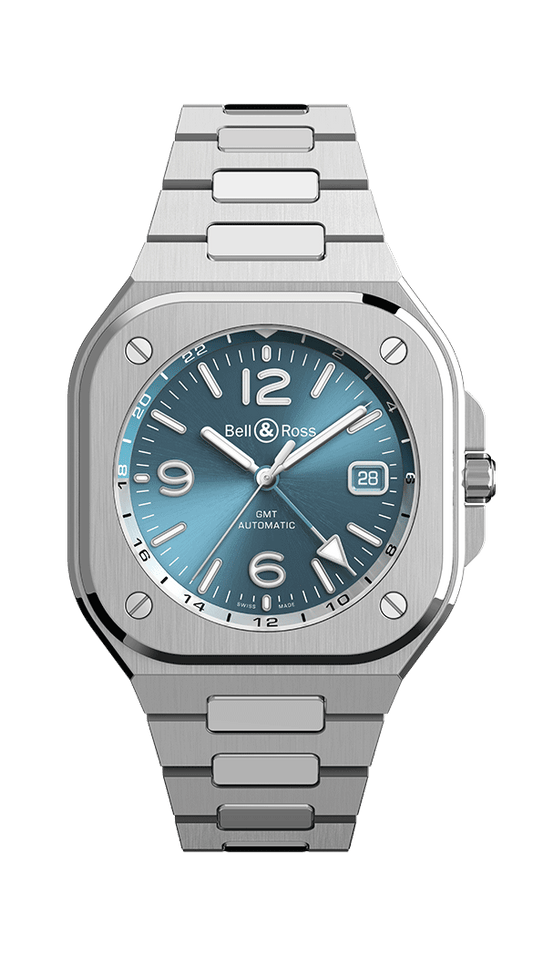 Bell & Ross BR-05 GMT Sky Blue 41 MM BR05G-BL-ST/SRB