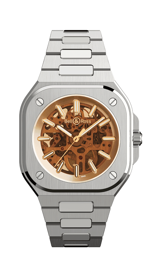 Bell & Ross BR-05 Skeleton Golden 40 MM BR05A-BL-STFLD/SRB