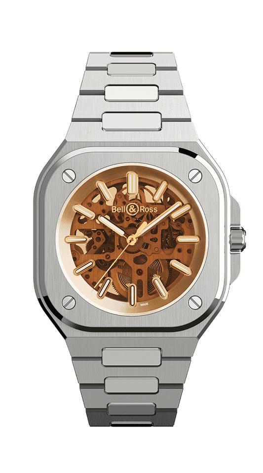 Bell & Ross BR-05 Skeleton Golden 40 MM BR05A-BL-STFLD/SRB