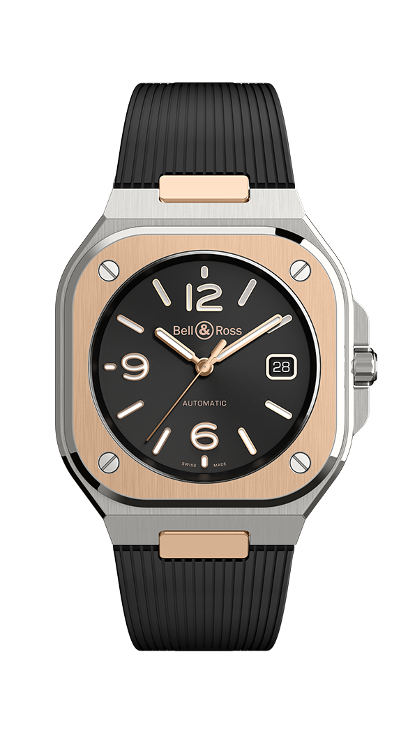 Bell & Ross BR-05 Black Steel & Gold 40 MM BR05A-BL-STPG/SSG