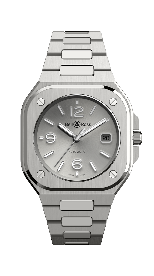 Bell & Ross BR-05 Grey Steel 40 MM BR05A-BLU-ST/SRB