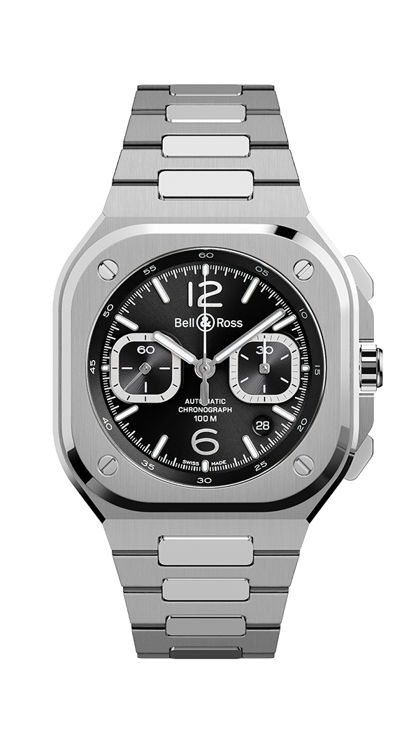 Bell & Ross BR-05 Chrono Black Steel 42 MM BR05C-PAF-ST/SCA