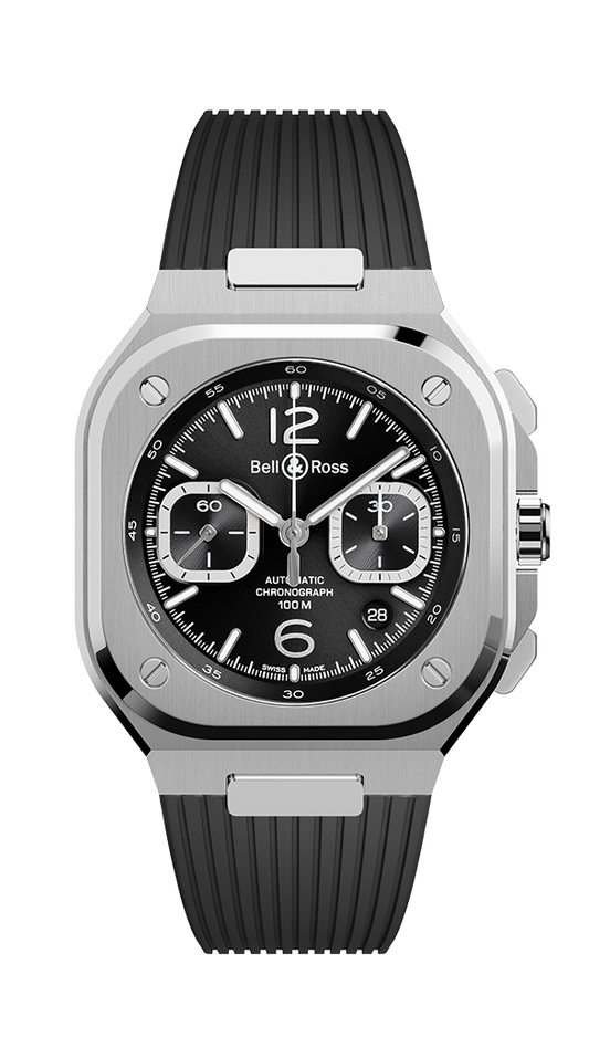 Bell & Ross BR-05 Chrono Black Steel 42 MM BR05C-BLC-ST/SST