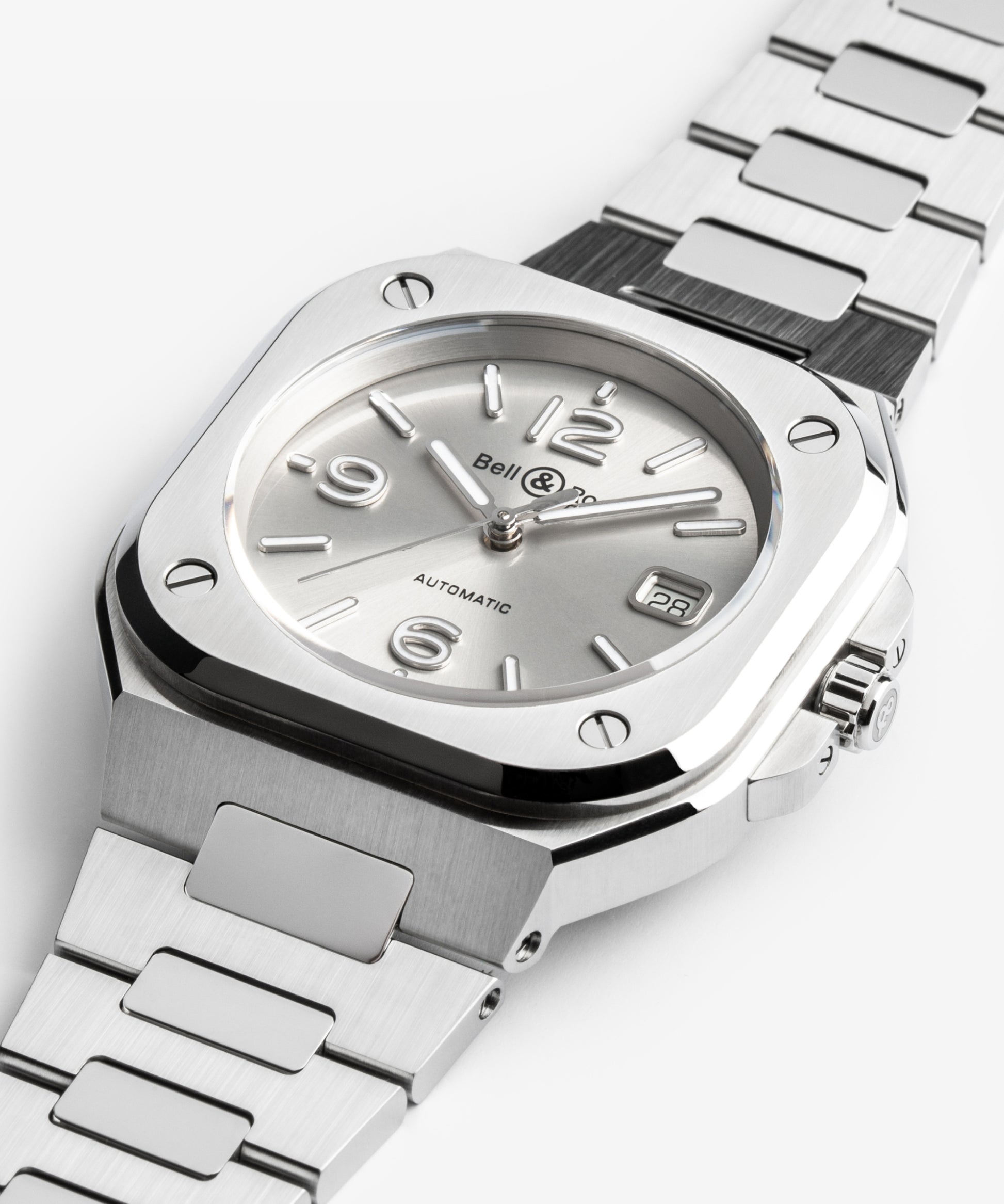 Bell & Ross BR-05 Grey Steel 40 MM BR05A-BLU-ST/SRB