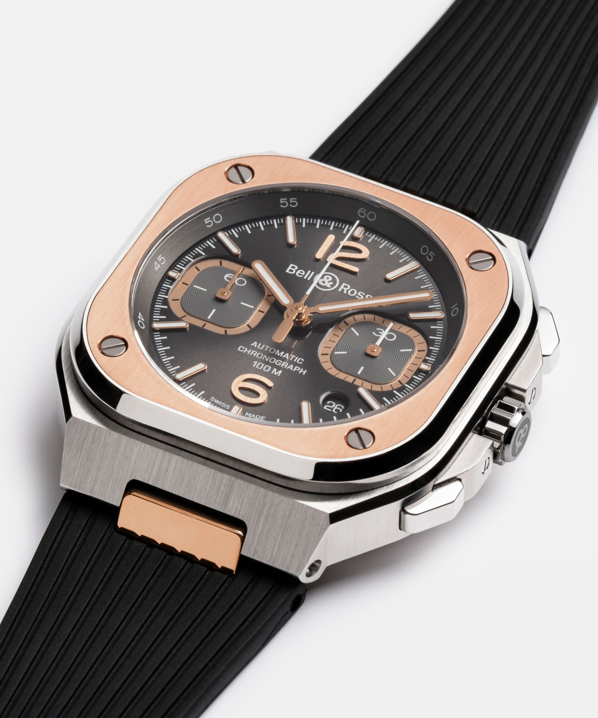 Bell & Ross BR-05 Chrono Grey Steel & Gold 42 MM BR05C-RTH-STPG/SSG