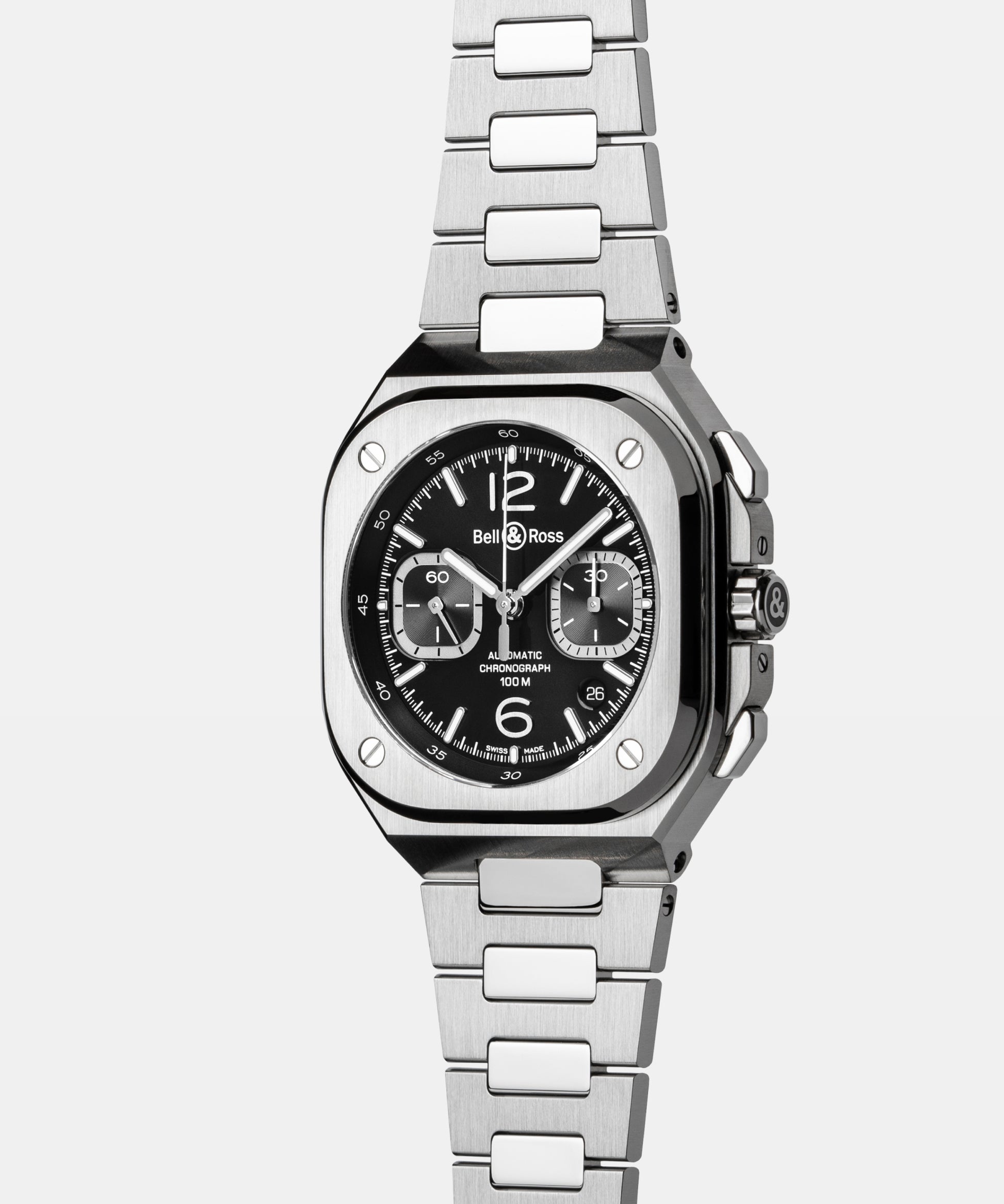 Bell & Ross BR-05 Chrono Black Steel 42 MM BR05C-PAF-ST/SCA