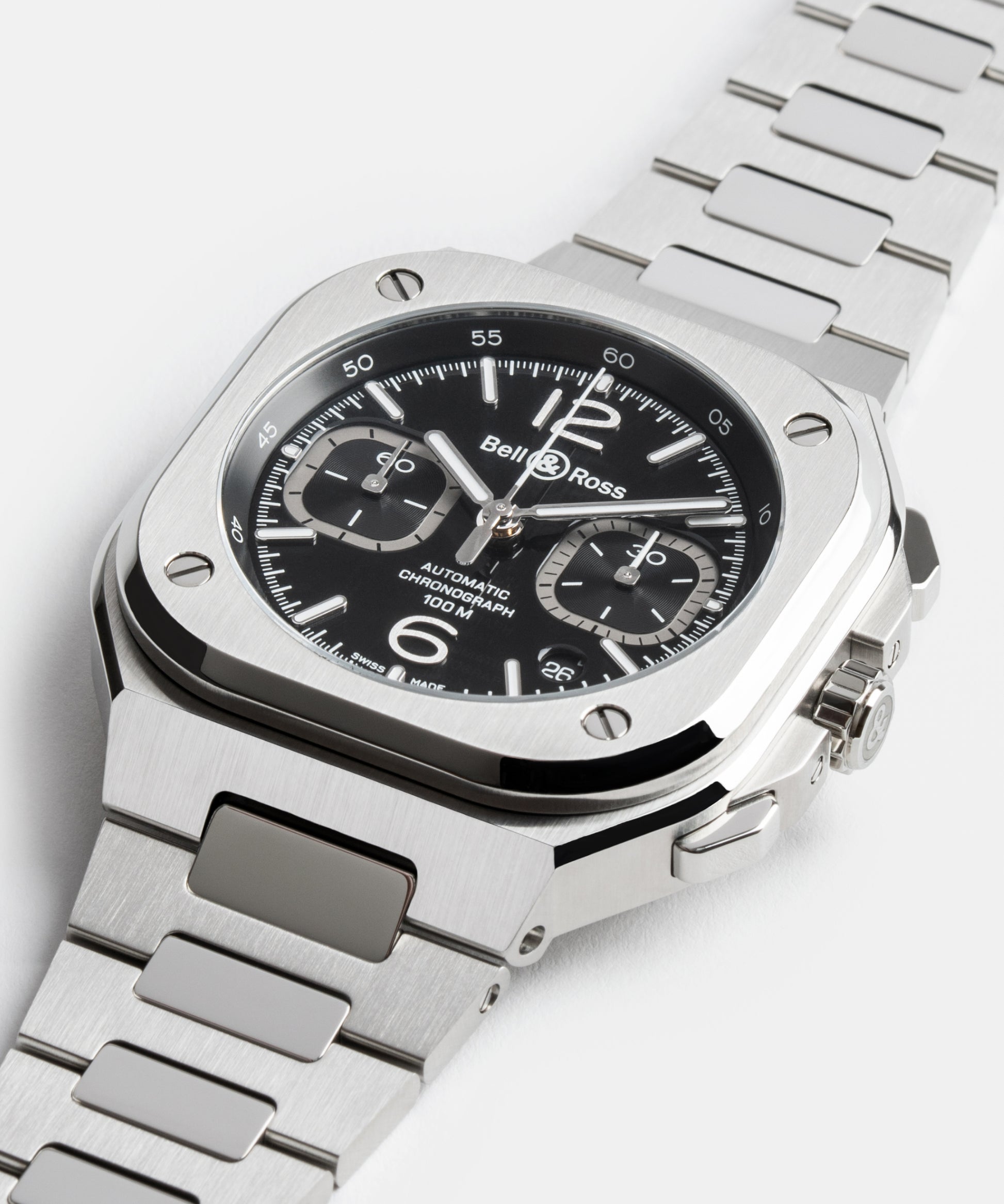 Bell & Ross BR-05 Chrono Black Steel 42 MM BR05C-PAF-ST/SCA