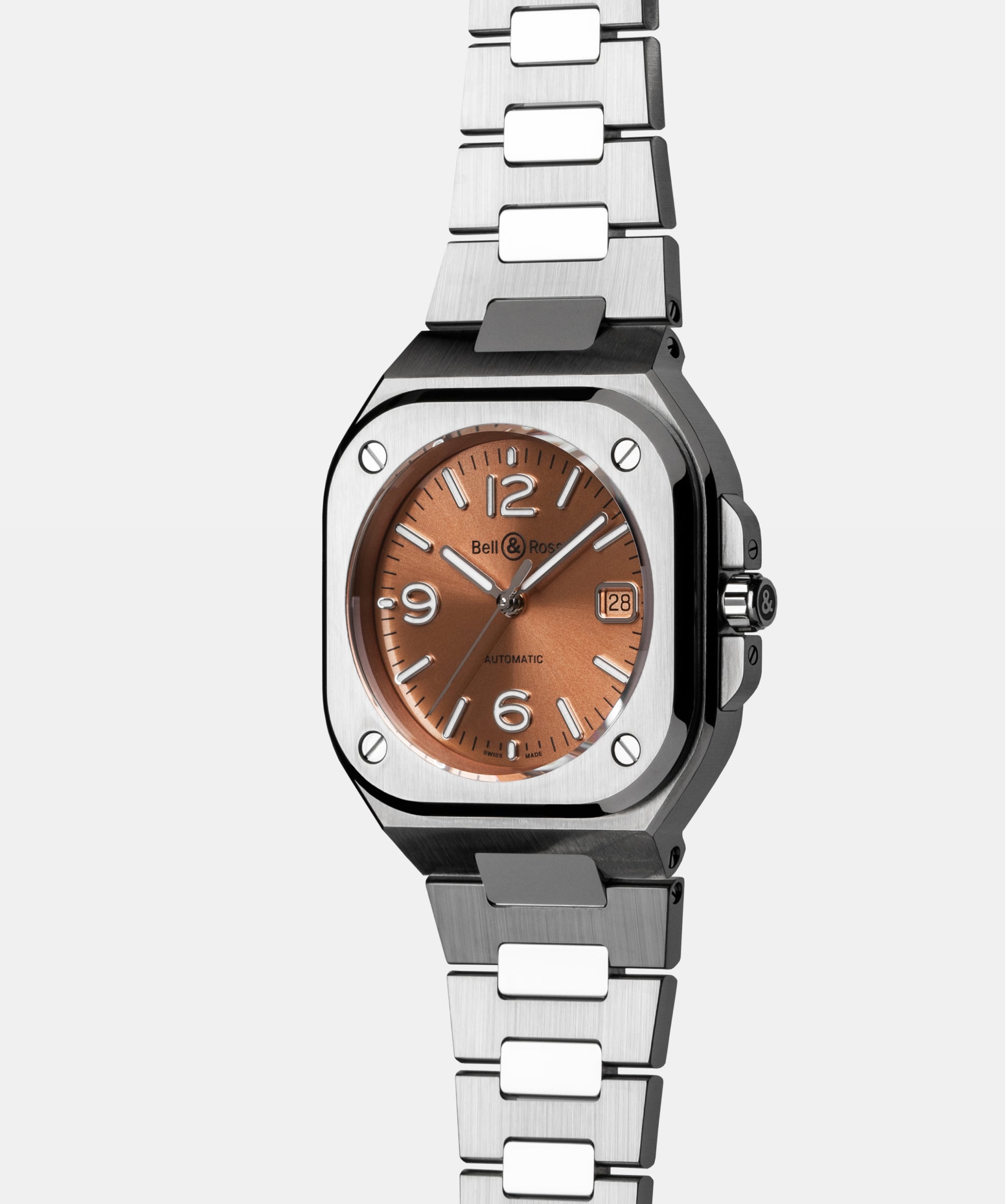 Bell & Ross BR-05 Copper Brown Steel 40 MM BR05A-GR-ST/SRB