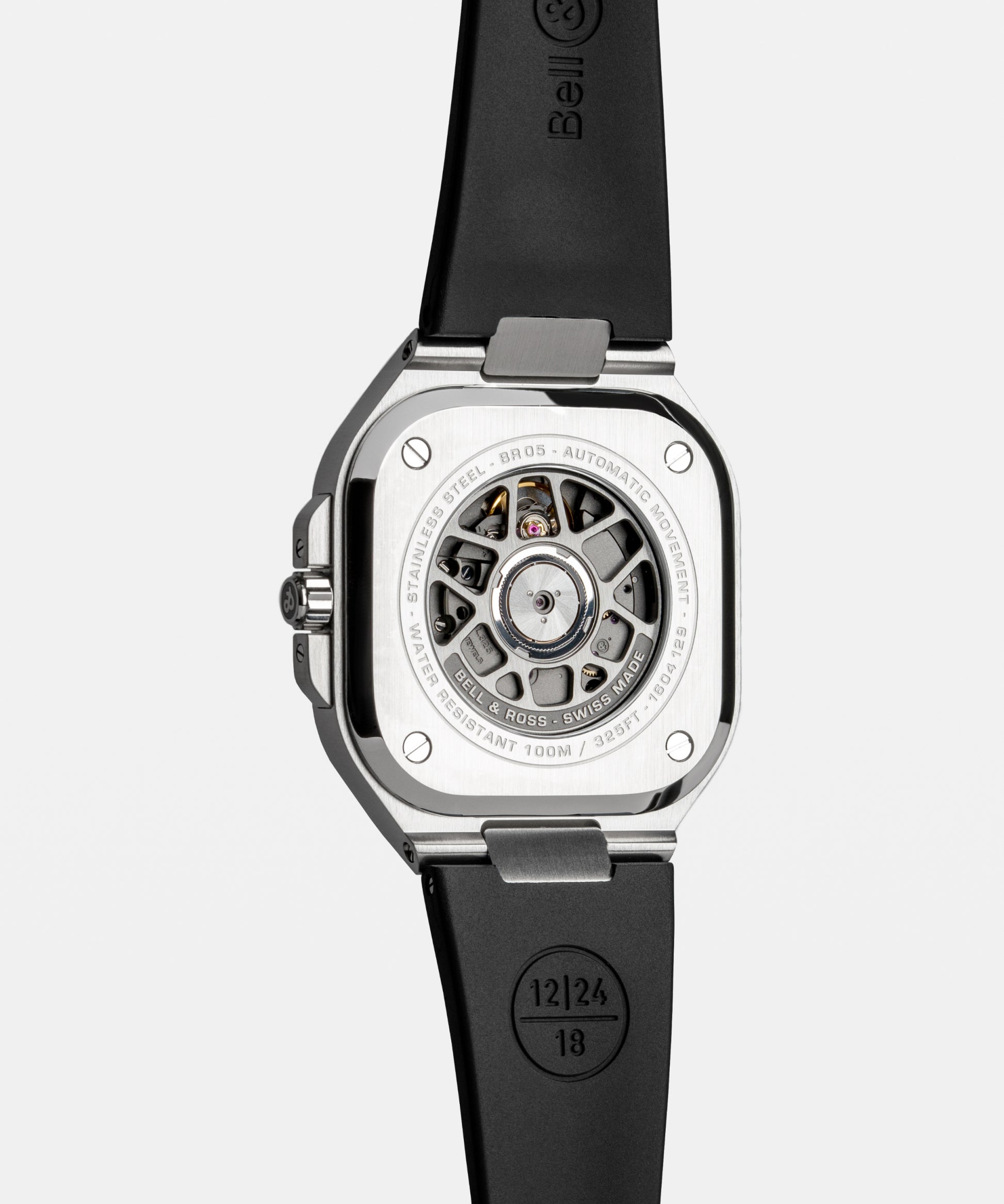 Bell & Ross BR-05 GMT White 41 MM BR05G-SI-ST/SST