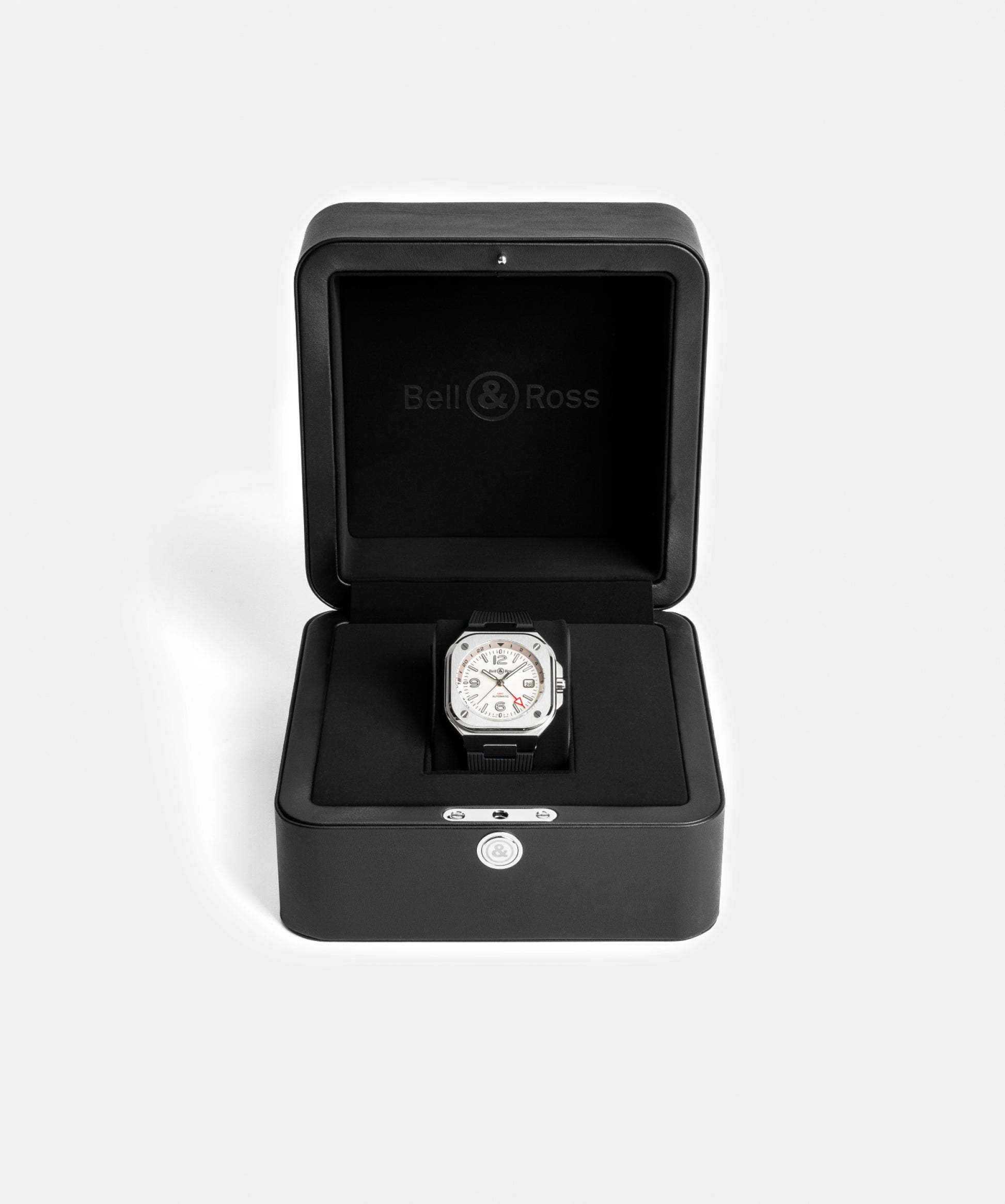 Bell & Ross BR-05 GMT White 41 MM BR05G-SI-ST/SST