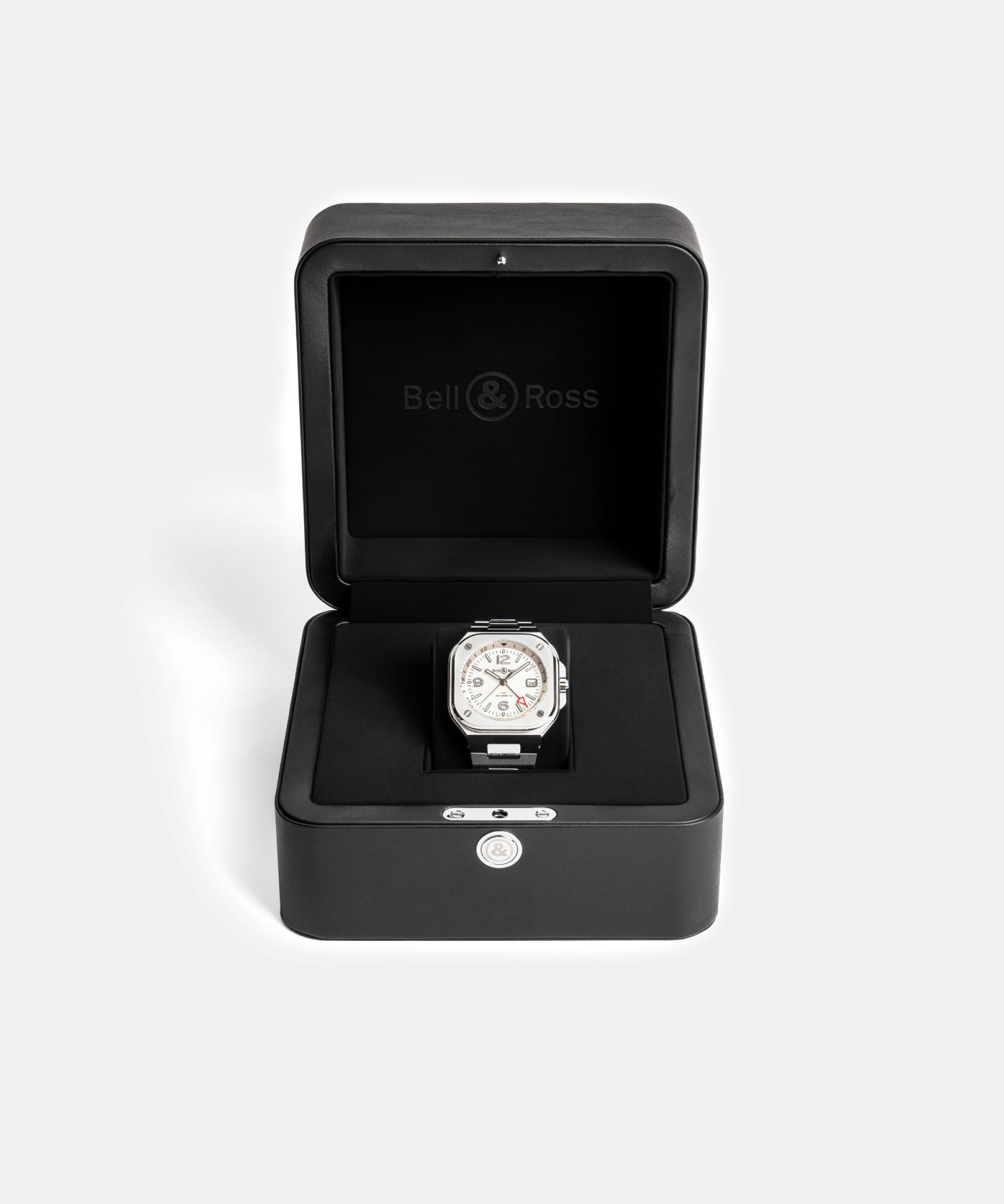 Bell & Ross BR-05 GMT White 41 MM BR05G-PB-ST/SRB