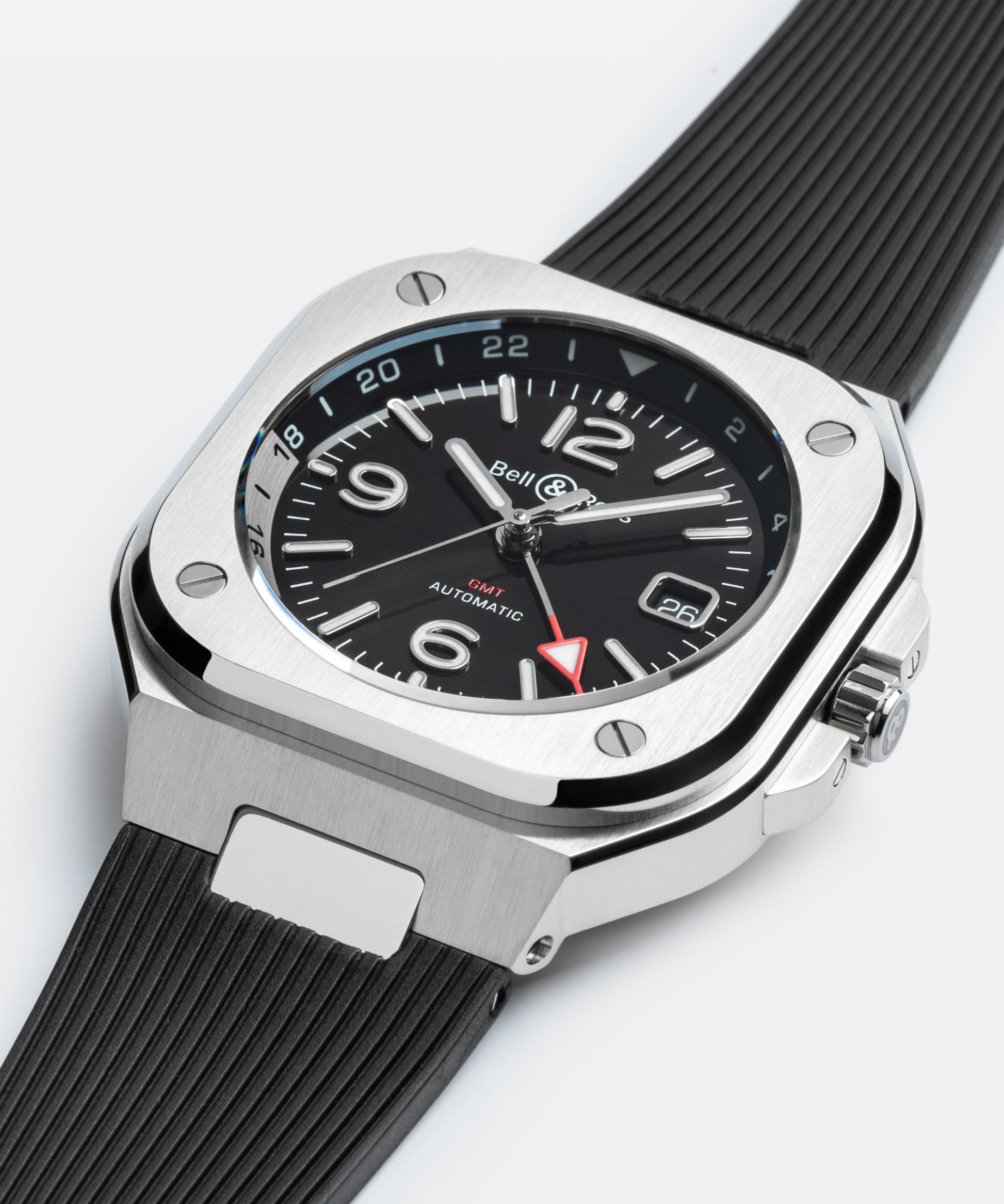 Bell & Ross BR-05 GMT Black 41 MM BR05G-BL-ST/SST