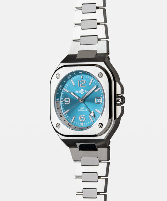 Bell & Ross BR-05 GMT Sky Blue 41 MM BR05G-BL-ST/SRB