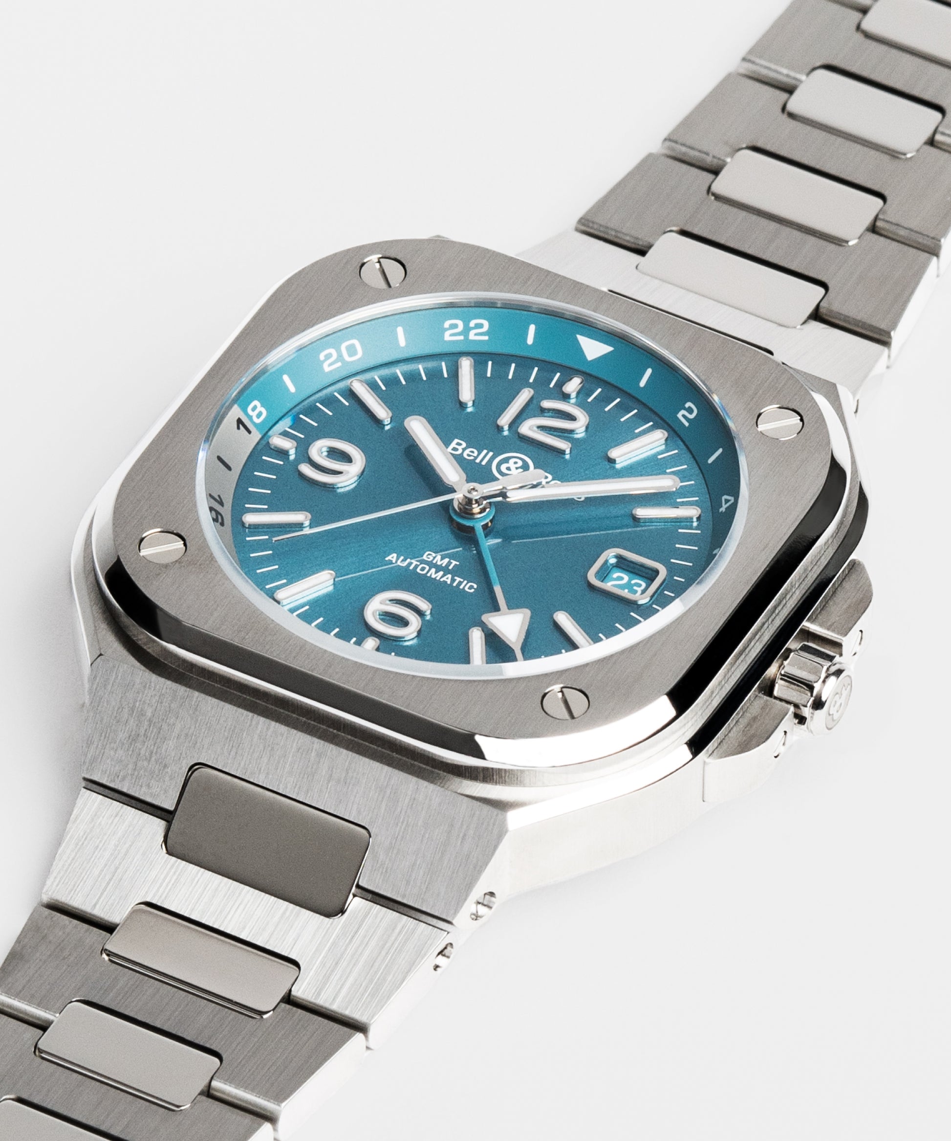 Bell & Ross BR-05 GMT Sky Blue 41 MM BR05G-BL-ST/SRB