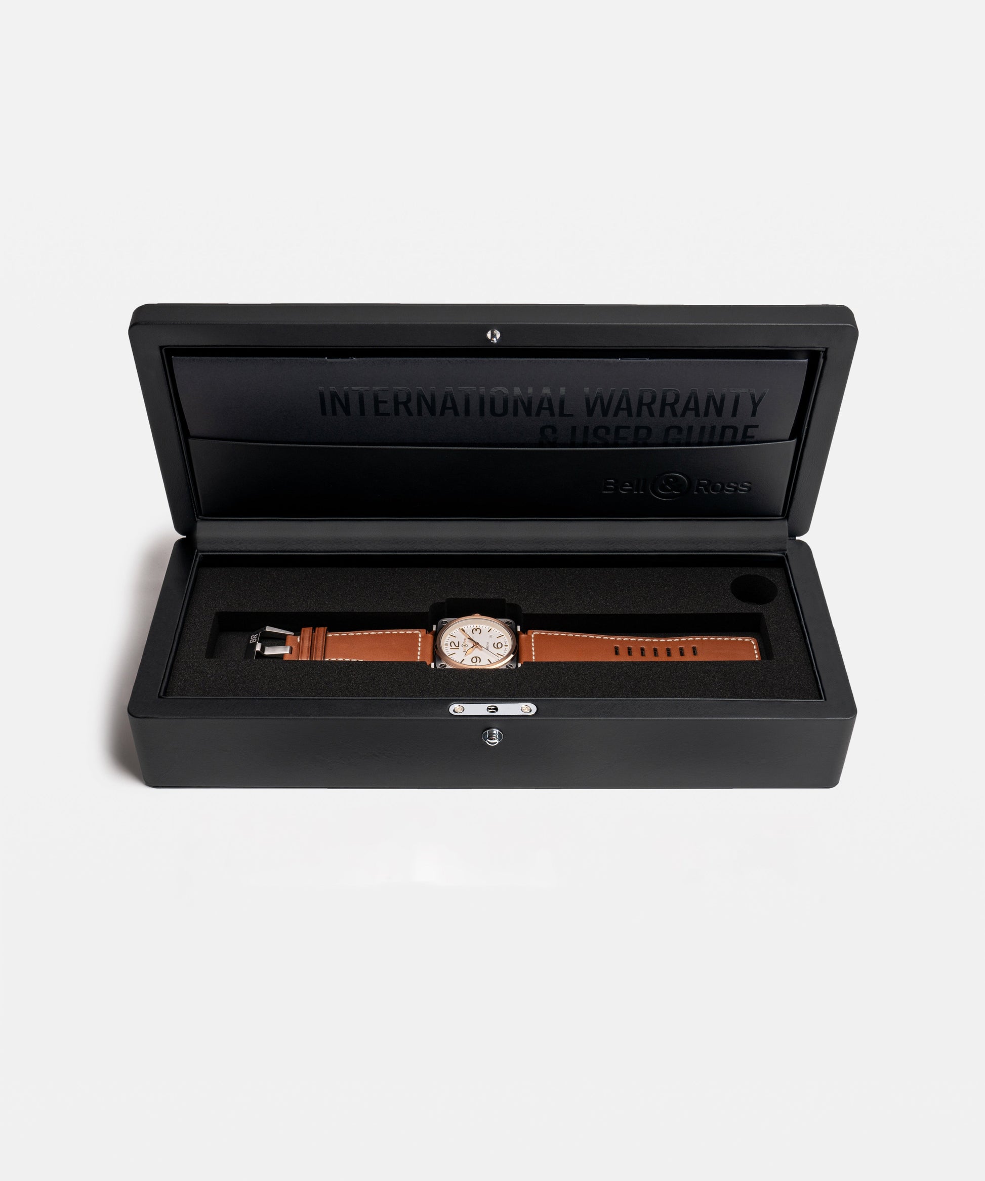 Bell & Ross BR-03 White Steel & Gold 41 mm BR03A-GH-ST/SCA