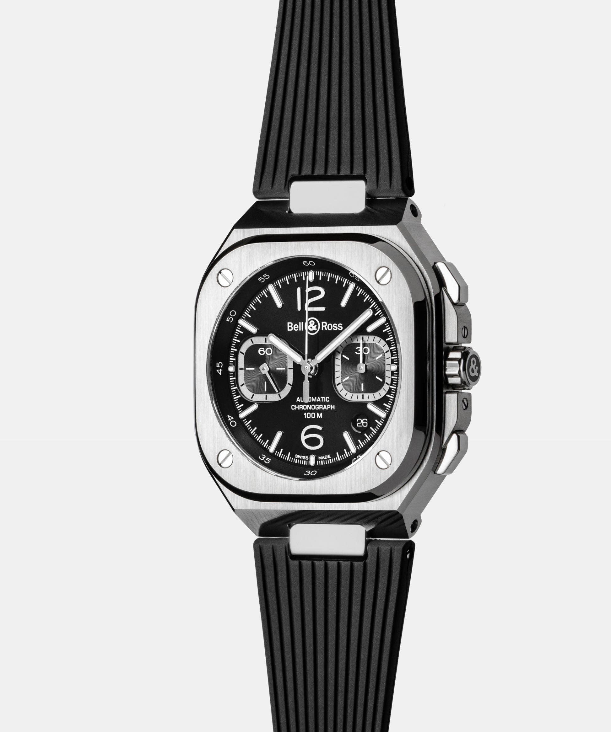 Bell & Ross BR-05 Chrono Black Steel 42 MM BR05C-BLC-ST/SST