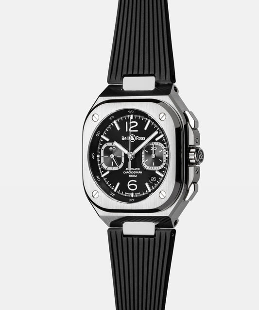Bell & Ross BR-05 Chrono Black Steel 42 MM BR05C-BLC-ST/SST