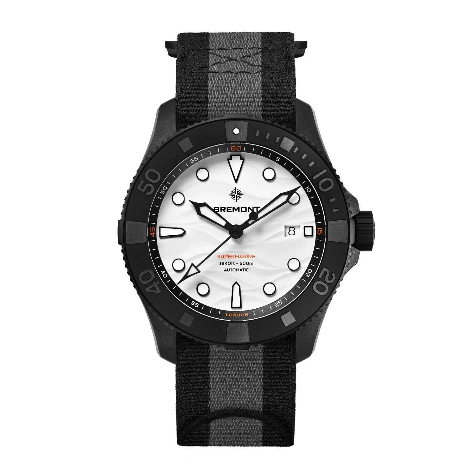 Bremont Supermarine Full Ceramic, Polar White SM43-DT-BKCER-WH-N-S