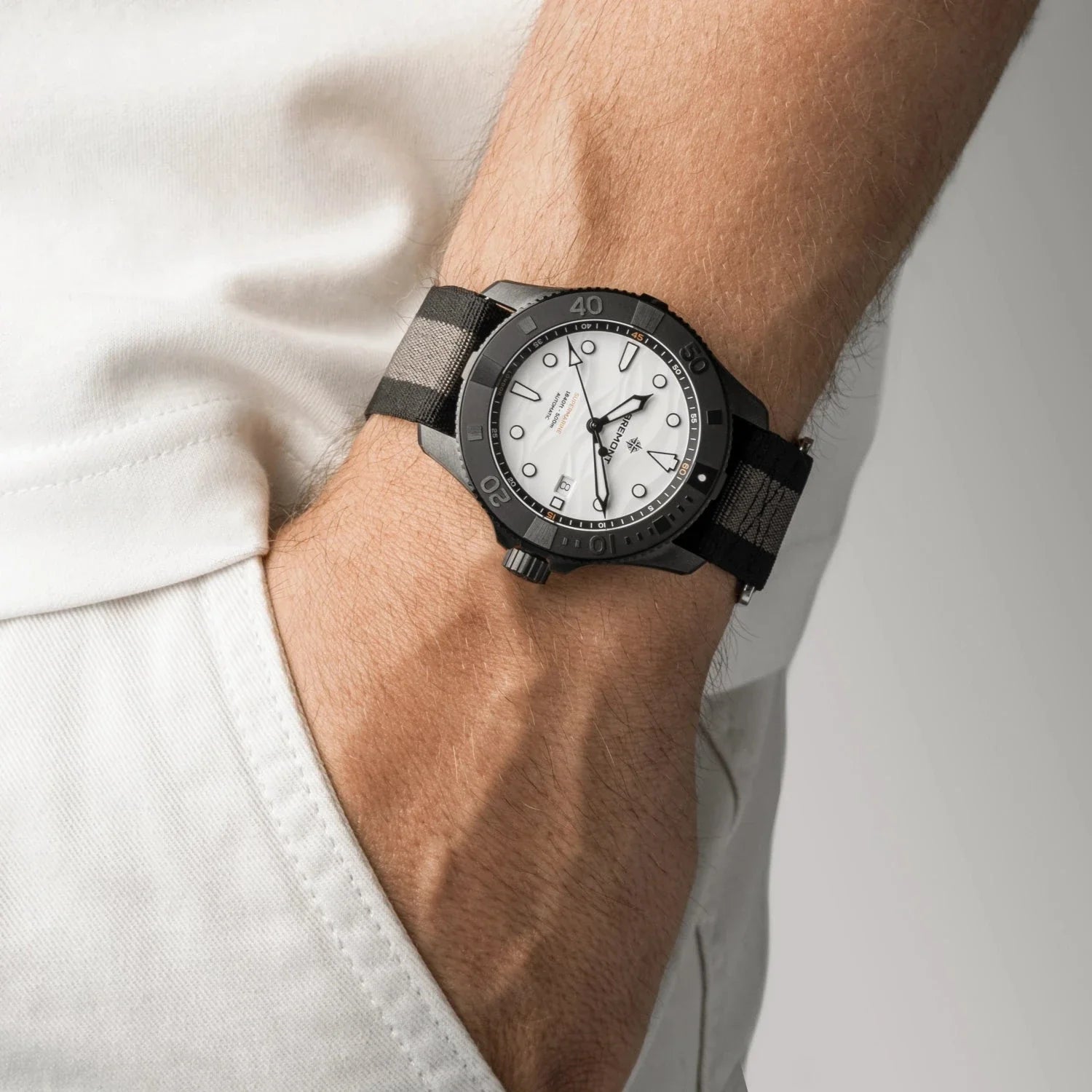 Bremont Supermarine Full Ceramic, Polar White SM43-DT-BKCER-WH-N-S