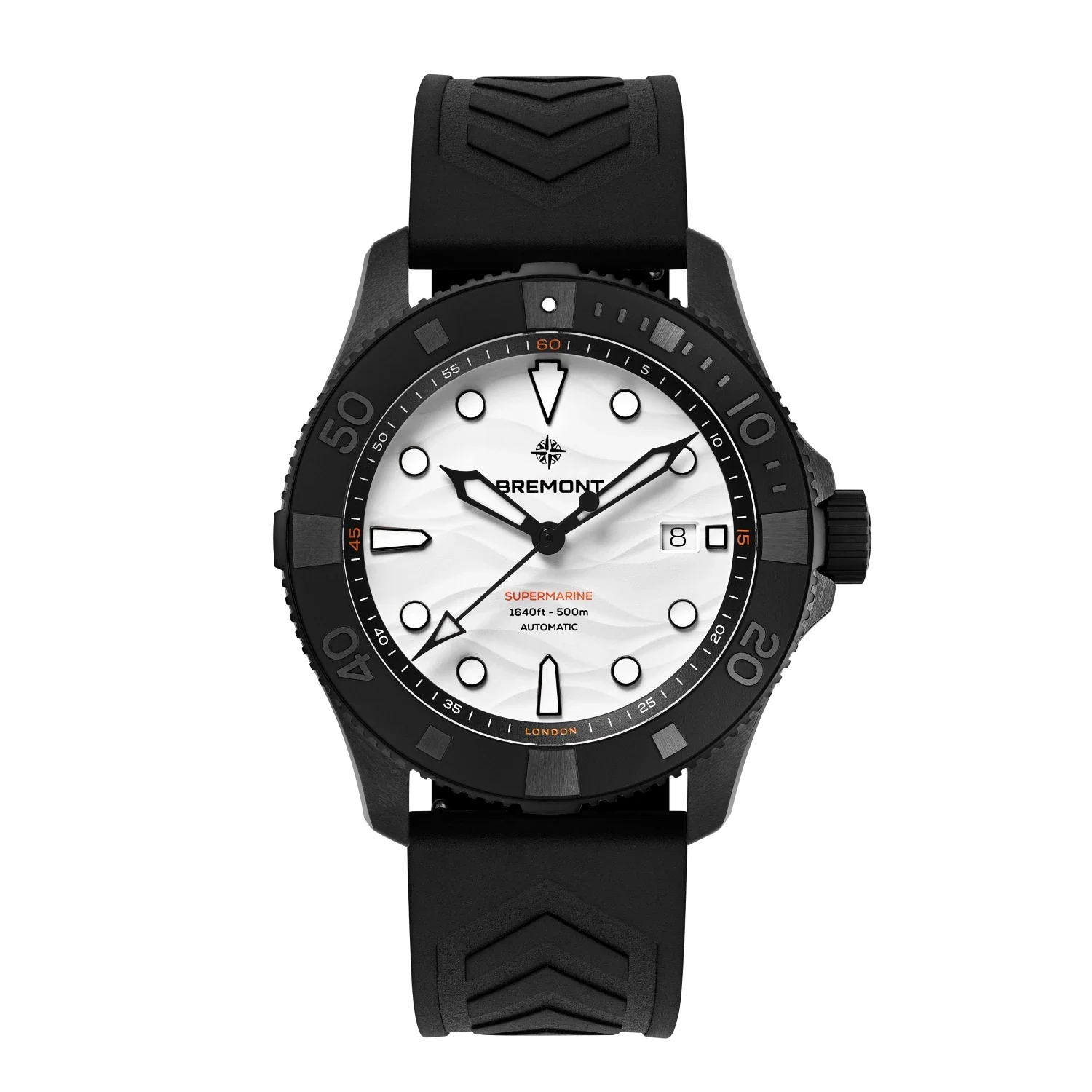 Bremont Supermarine Full Ceramic, Polar White SM43-DT-BKCER-WH-R-S