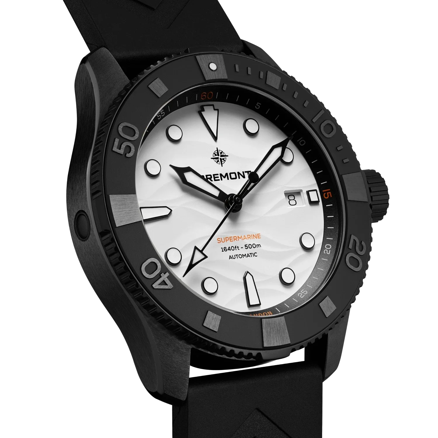 Bremont Supermarine Full Ceramic, Polar White SM43-DT-BKCER-WH-R-S