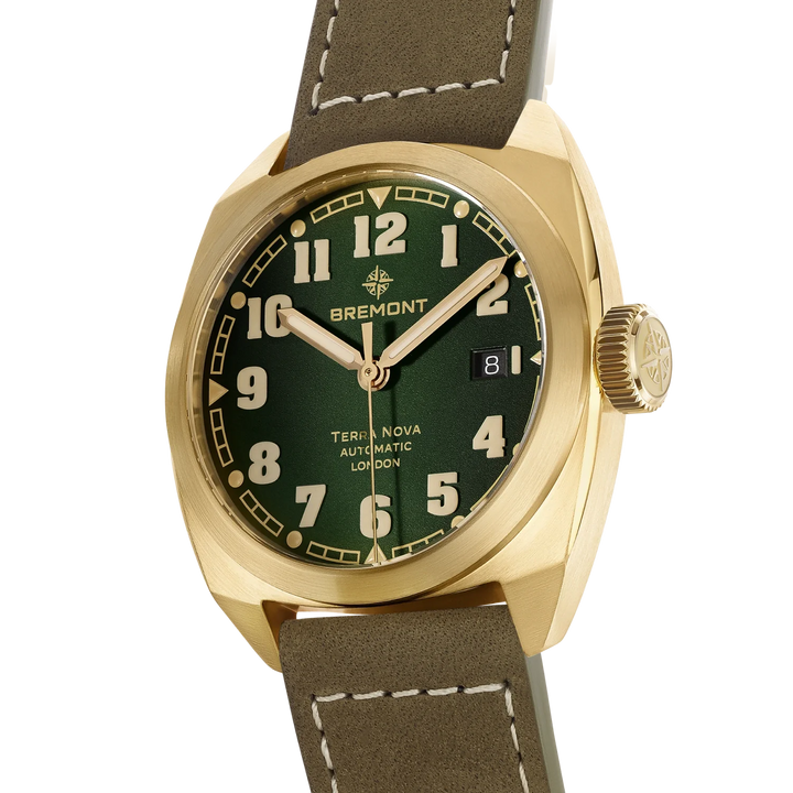 Bremont Terra Nova 40.5 Date Bronze TN40-DT-BZ-GN-L-S