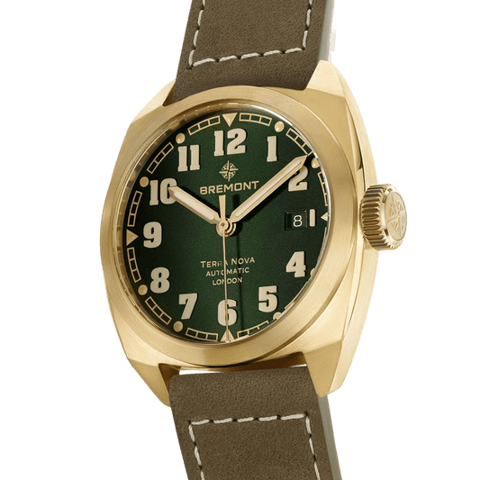 Bremont Terra Nova 40.5 Date Bronze TN40-DT-BZ-GN-L-S