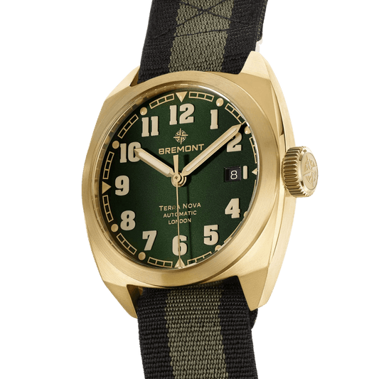 Bremont Terra Nova 40.5 Date Bronze TN40-DT-BZ-GN-N-S