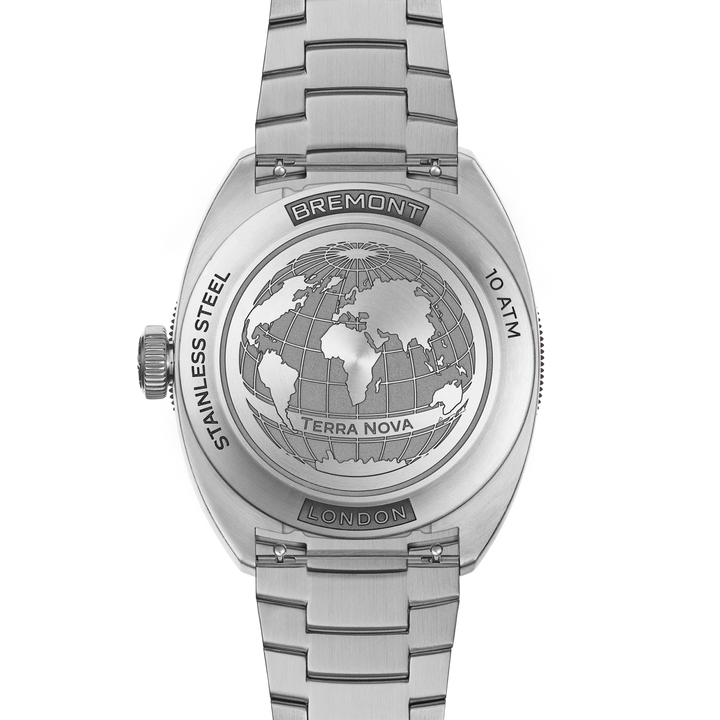 Bremont Terra Nova 40.5 Turning Bezel Power Reserve TN40-PWR-SS-BK-B