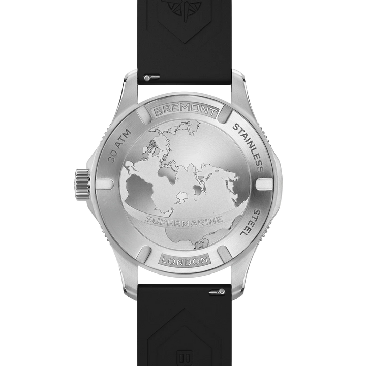 Bremont Supermarine 300M GMT, 'Glacier' Blue SM40-GMT-SS-BLBK-R-S
