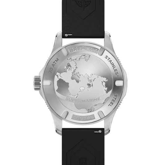 Bremont Supermarine 300M GMT, 'Glacier' Blue SM40-GMT-SS-BLBK-R-S