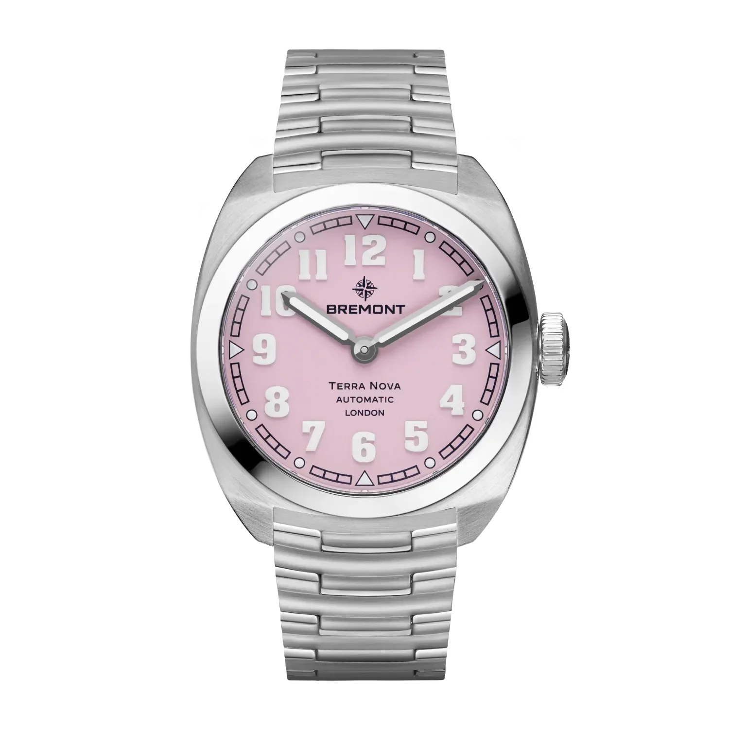 Bremont Terra Nova 38 'Pink' TN38-ND-SS-PK-B