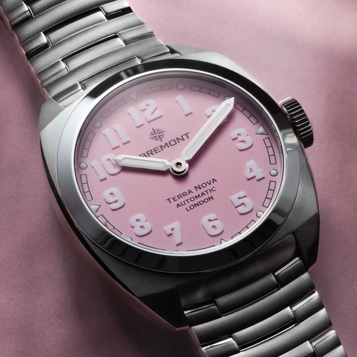 Bremont Terra Nova 38 'Pink' TN38-ND-SS-PK-B