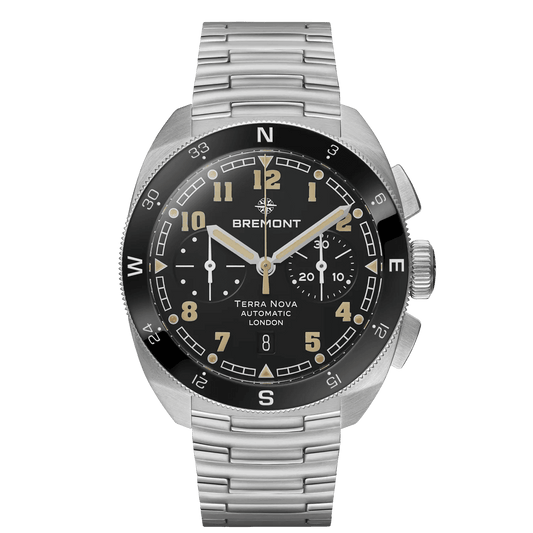Bremont Terra Nova 42.5 Chronograph TN42-CHR-SS-BK-B